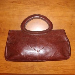Brown Leather Fossil Handbag Satchel